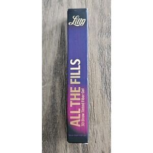 LILLY LASHES All The Fills 3D Brow Tinted Fiber Gel in Dark Brown Full Size New